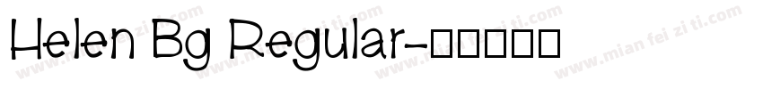 Helen Bg Regular字体转换